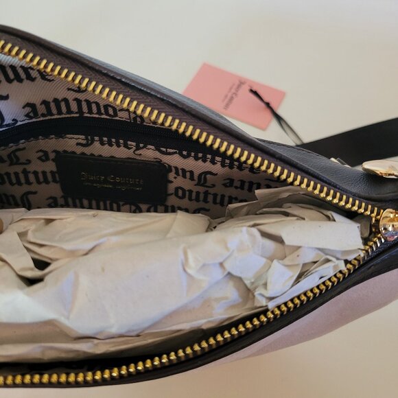 Juicy Couture Queen of Everything Fanny Pack Sling Crossbody Pink Blush Brown - Picture 5 of 7